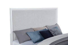 Gracemont White 57-inch California King Panel Bed Grey and - Ornate Home