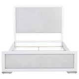 Gracemont White 57-inch Queen Panel Bed Grey and - Ornate Home