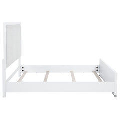 Gracemont White 57-inch Queen Panel Bed Grey and - Ornate Home