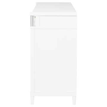 Gracemont White 8-drawer Bedroom Dresser Cabinet - Ornate Home