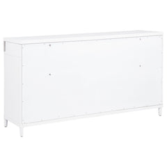 Gracemont White 8-drawer Bedroom Dresser Cabinet - Ornate Home