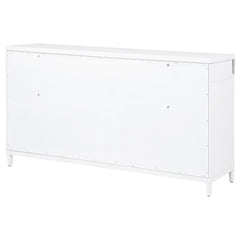 Gracemont White 8-drawer Bedroom Dresser Cabinet - Ornate Home