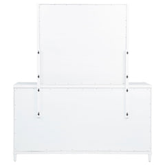 Gracemont White 8-drawer Bedroom Dresser with Mirror - Ornate Home