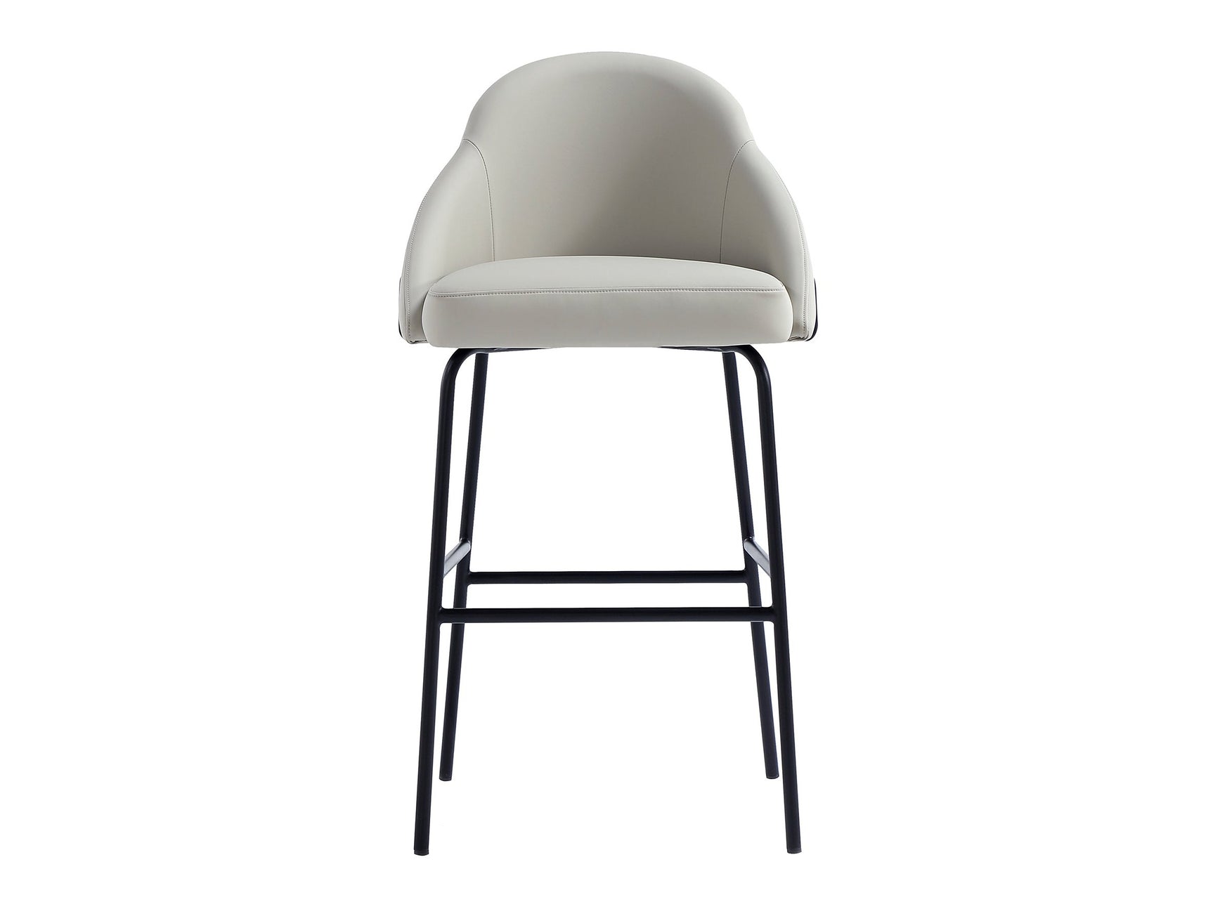 Gracie Barstool in Stone and Black - Ornate Home