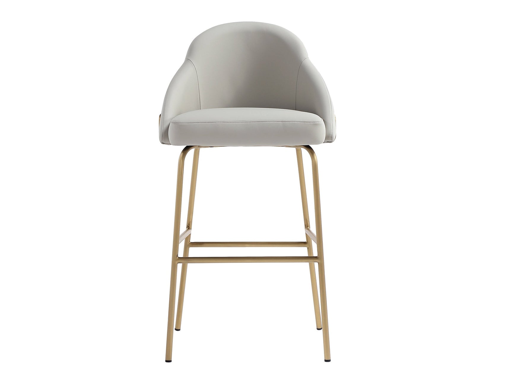 Gracie Barstool in Stone and Gold - Ornate Home