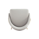 Gracie Barstool in Stone and Gold - Ornate Home