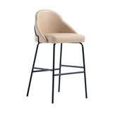 Gracie Barstool in Tan and Black - Ornate Home