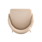 Gracie Barstool in Tan and Gold - Ornate Home