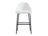 Gracie Barstool in White and Black - Ornate Home