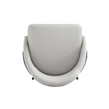 Gracie Counter Stool in Stone and Black - Ornate Home