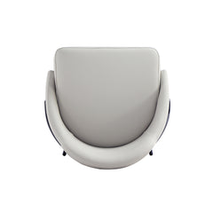 Gracie Counter Stool in Stone and Black - Ornate Home