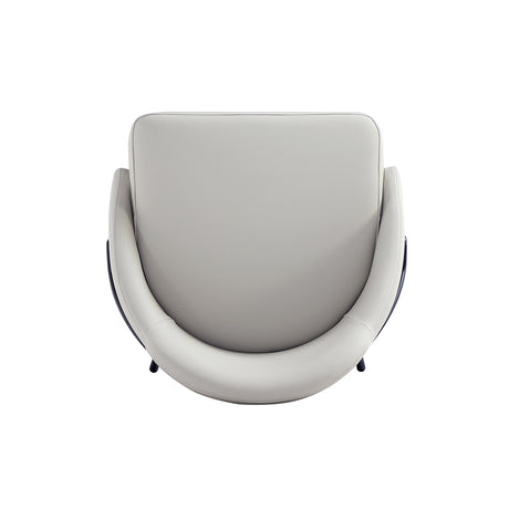 Gracie Counter Stool in Stone and Black - Ornate Home