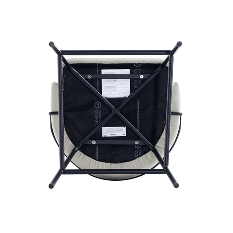 Gracie Counter Stool in Stone and Black (set of 2) - Ornate Home