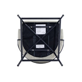 Gracie Counter Stool in Stone and Black (set of 3) - Ornate Home