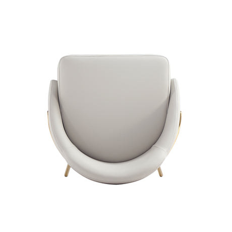 Gracie Counter Stool in Stone and Gold - Ornate Home