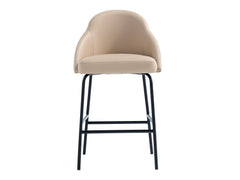 Gracie Counter Stool in Tan and Black - Ornate Home