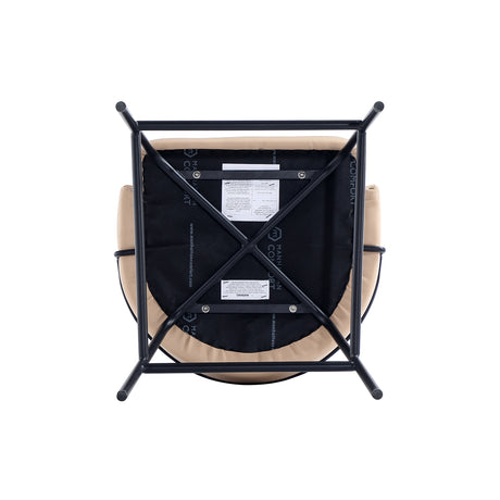 Gracie Counter Stool in Tan and Black - Ornate Home