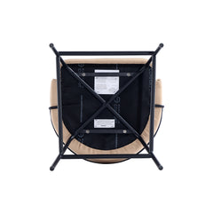 Gracie Counter Stool in Tan and Black (set of 3) - Ornate Home