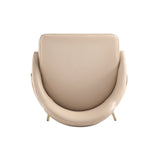 Gracie Counter Stool in Tan and Gold - Ornate Home