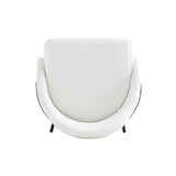 Gracie Counter Stool in White and Black - Ornate Home