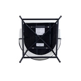 Gracie Counter Stool in White and Black - Ornate Home