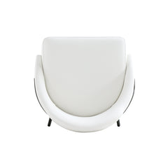 Gracie Counter Stool in White and Black (set of 3) - Ornate Home