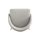 Gracie Dining Chair in Stone and Gold - Ornate Home