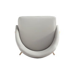 Gracie Dining Chair in Stone and Gold - Ornate Home
