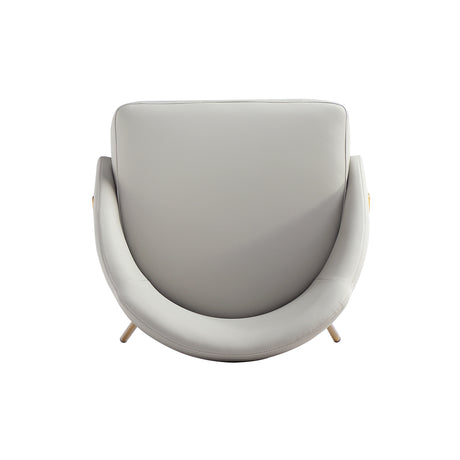 Gracie Dining Chair in Stone and Gold (set of 4) - Ornate Home