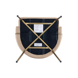 Gracie Dining Chair in Tan and Gold - Ornate Home