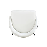 Gracie Dining Chair in White and Black - Ornate Home