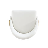 Gracie Dining Chair in White and Gold (set of 2) - Ornate Home