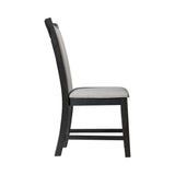 Grady Black Dining Slat Back Side Chair (Set of 2) - Ornate Home
