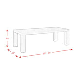 Grady Black Rectangle Dining Table - Ornate Home