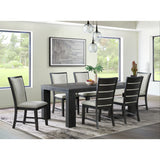 Grady Black Rectangle Dining Table - Ornate Home