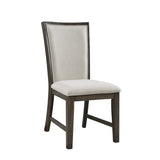 Grady Brown 7-Piece Dining Set with Table & Six Slat Back Chairs