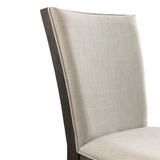 Grady Brown 7-Piece Dining Set with Table & Six Upholstered Side Chairs