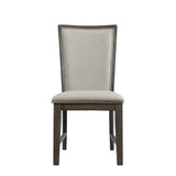 Grady Brown Slat Back Side Chair (Set of 2) - Ornate Home