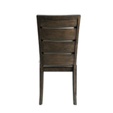 Grady Brown Slat Back Side Chair (Set of 2) - Ornate Home