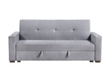 Grady Gray Convertible Sofa - Ornate Home
