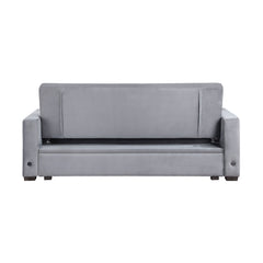Grady Gray Convertible Sofa - Ornate Home