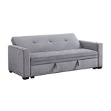 Grady Gray Convertible Sofa - Ornate Home