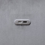 Grady Gray Convertible Sofa - Ornate Home