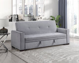 Grady Gray Convertible Sofa - Ornate Home