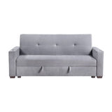Grady Gray Convertible Sofa - Ornate Home