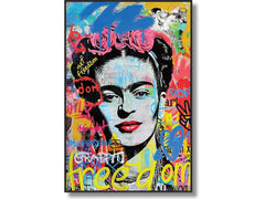 Graffiti Art Freedom Portrait Gloss in Frame Wall Art - Ornate Home
