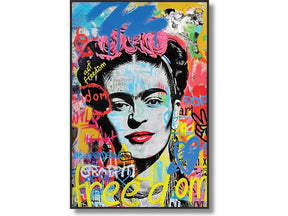 Graffiti Art Freedom Portrait - Ornate Home