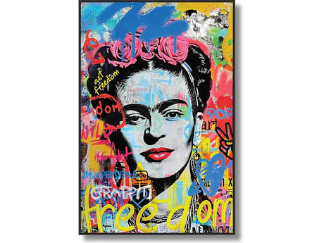 Graffiti Art Freedom Portrait - Ornate Home