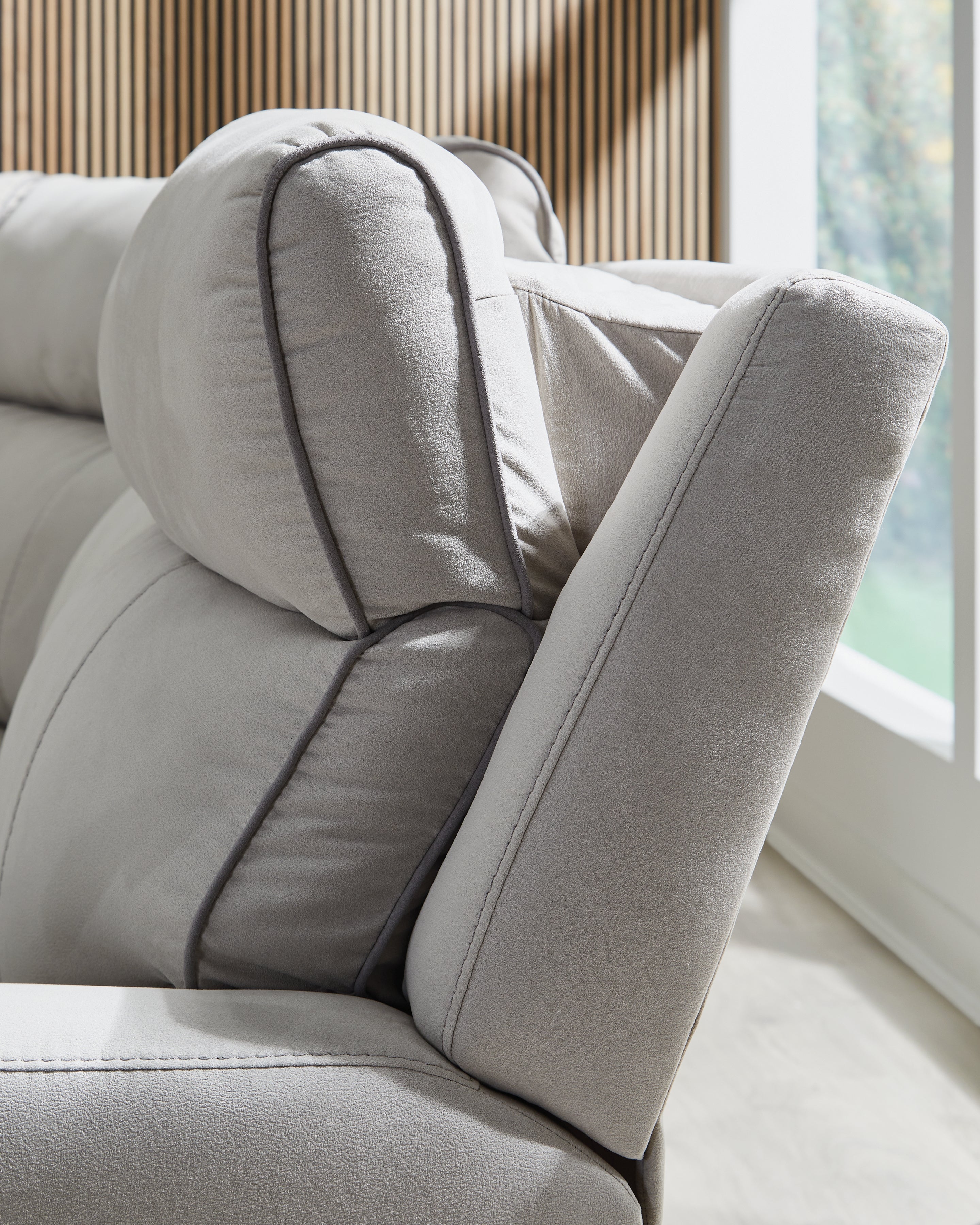 Ashley Furniture Grafton Pike Pearl/Ash 6-Piece Dual Power