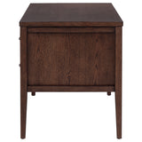Graham Chocolate 54-inch 4-drawer Double Pedestal Lift Top Computer Desk - Ornate Home